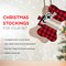 Ornativity Christmas Plaid Pet Stocking - Cute Buffalo Plaid Doggy Bone Paw Stockings for Puppy Dog Pets Set - Pack of 2
